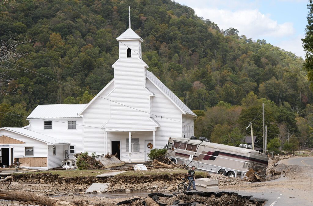 ‘It’s like something out of the Bible’: Emergency response operations continue in western NC after Helene