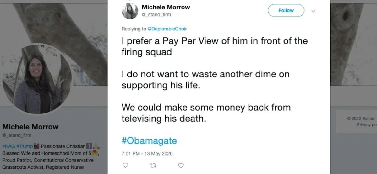 ‘This is war.’ Michele Morrow suggests violence may be necessary if Trump loses in November ‘This is war.’ Michele Morrow suggests violence may be necessary if Trump loses in November