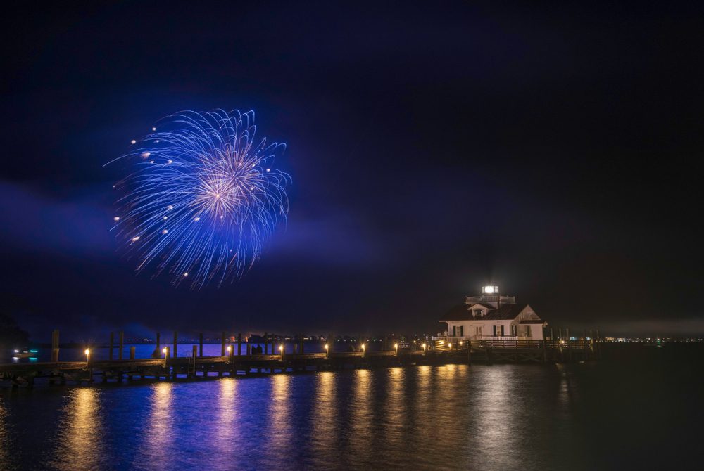 New Year's fireworks display in NC
