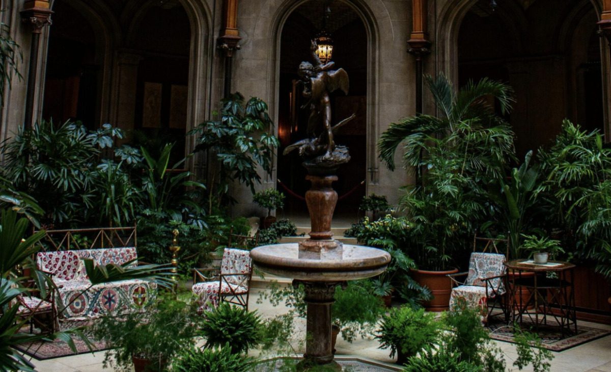 Biltmore garden in Asheville NC